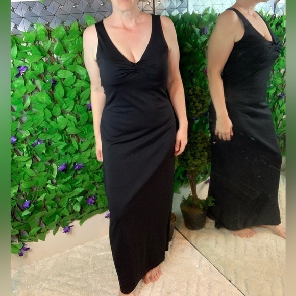 NWT Byer Too California Sleeveless Black Large Dress Long Maxi fit like S/M - Picture 2 of 11